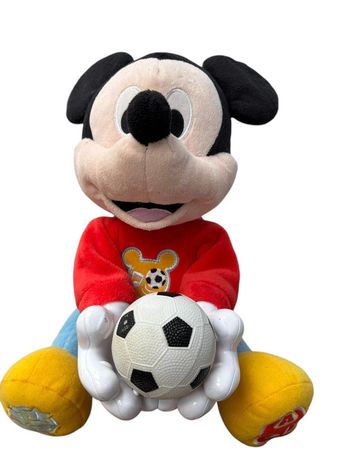 Peluche Disney Mickey interactif 30 cm Clementoni