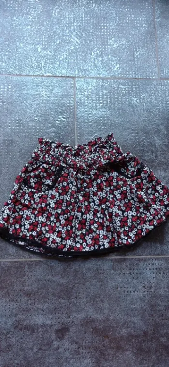 Jupe a fleurs