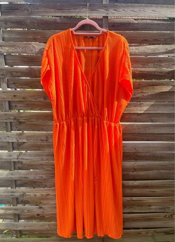 Robe longue orange - Taille XL