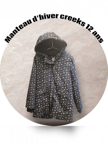 🧥 Manteau d'hiver fille creeks 12 ans