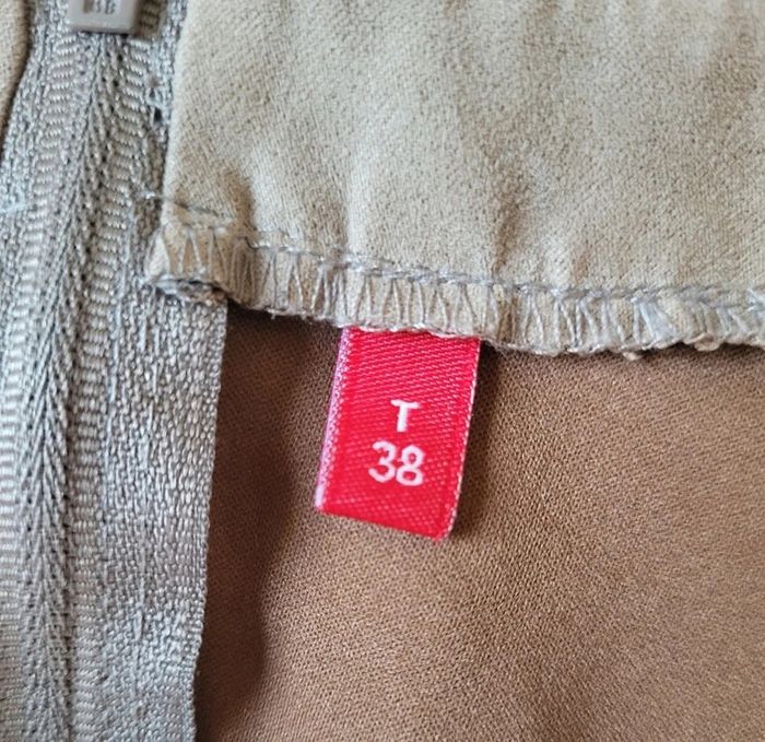 Robe sans manches beige Miss Captain Taille 38 - photo numéro 7