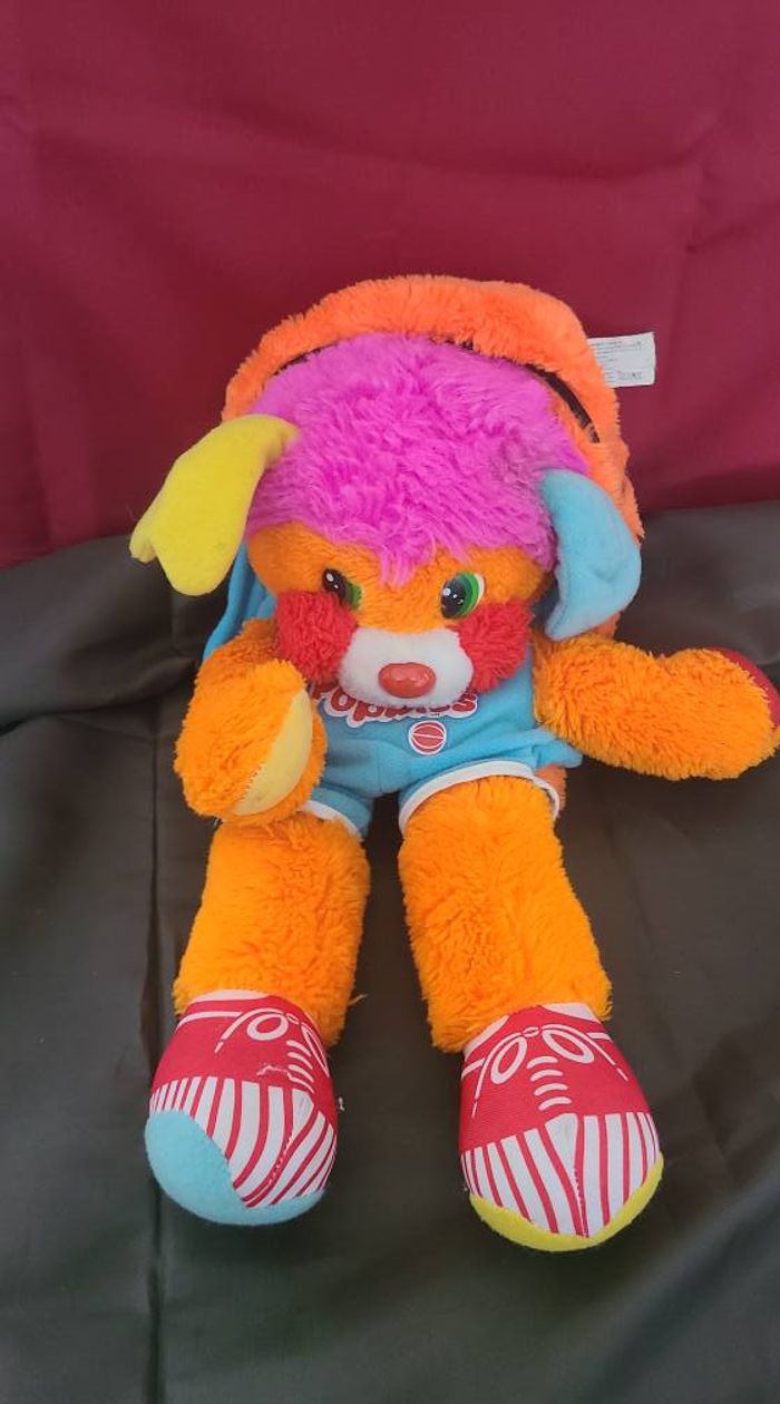 Peluche Popples Dunker Basketball 1986 Mattel - photo numéro 7