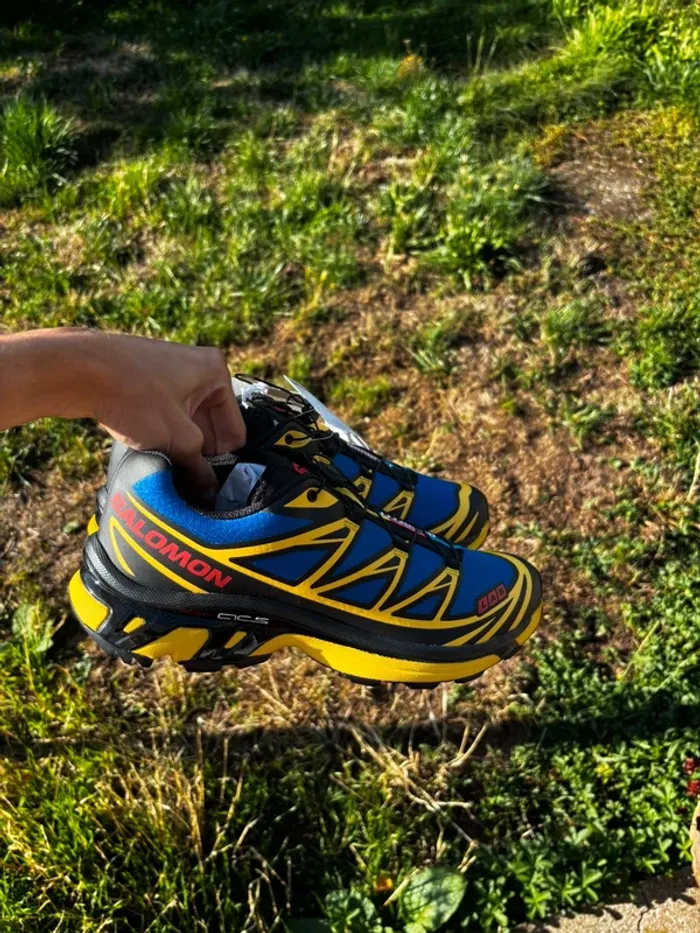 Salomon XT-6 JJJound Nautical Blue Lemon Black 🍋 - Taille 44 - photo numéro 2