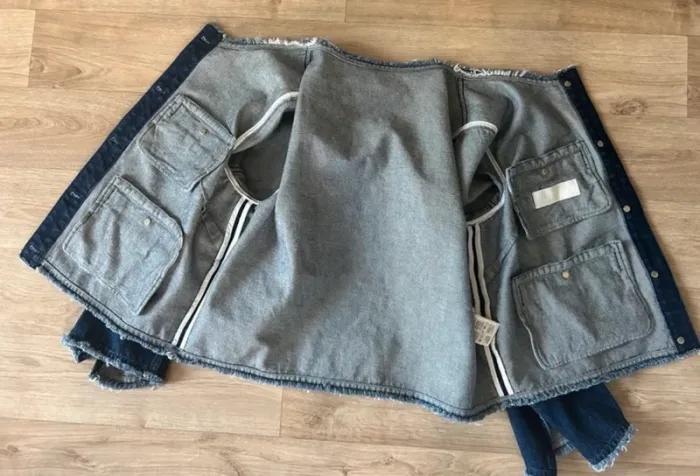 Arket veste en jean bleu femme,  taille 40 état neuf - photo numéro 5