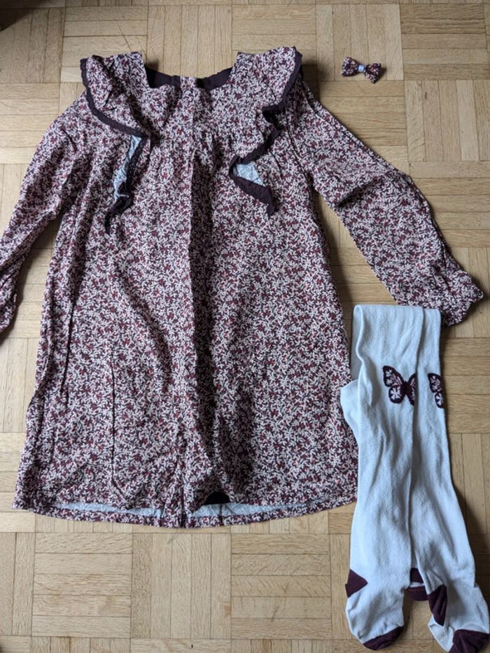 Robe sergent major poule de reinette et poire d api