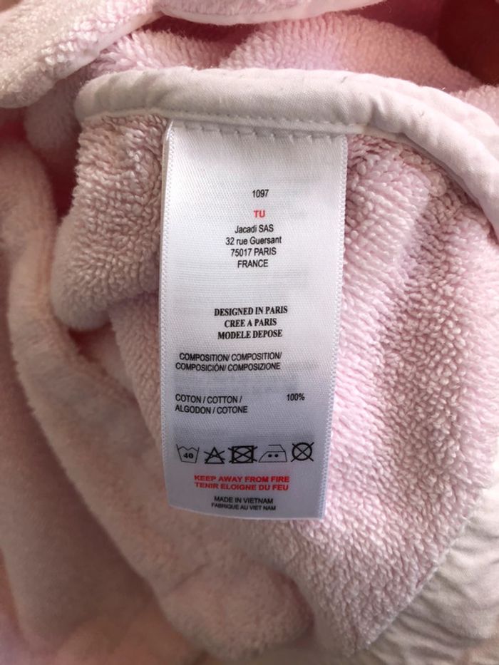 Peignoir rose jacadi bébé tu - photo numéro 4