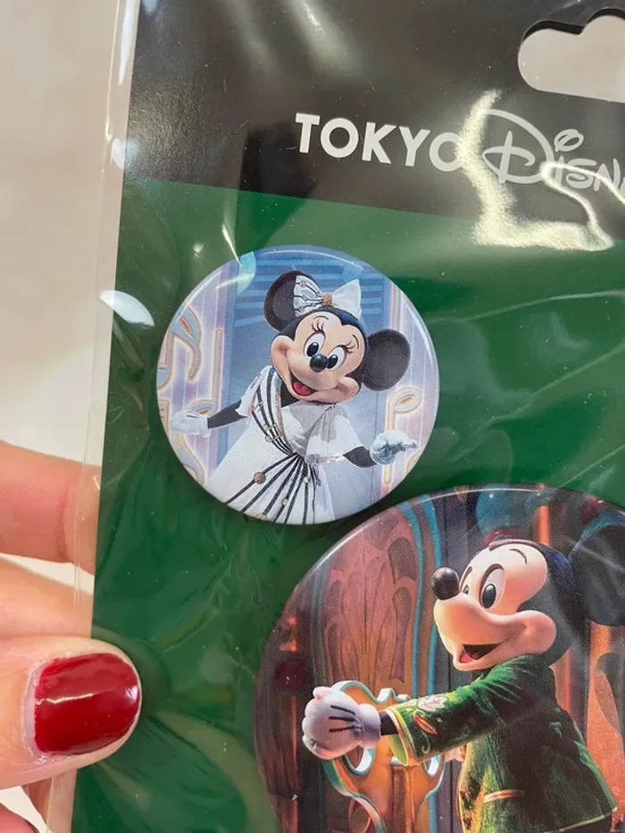 Lot de 3 badges collector Disney - Tokyo Disney Resort - photo numéro 2