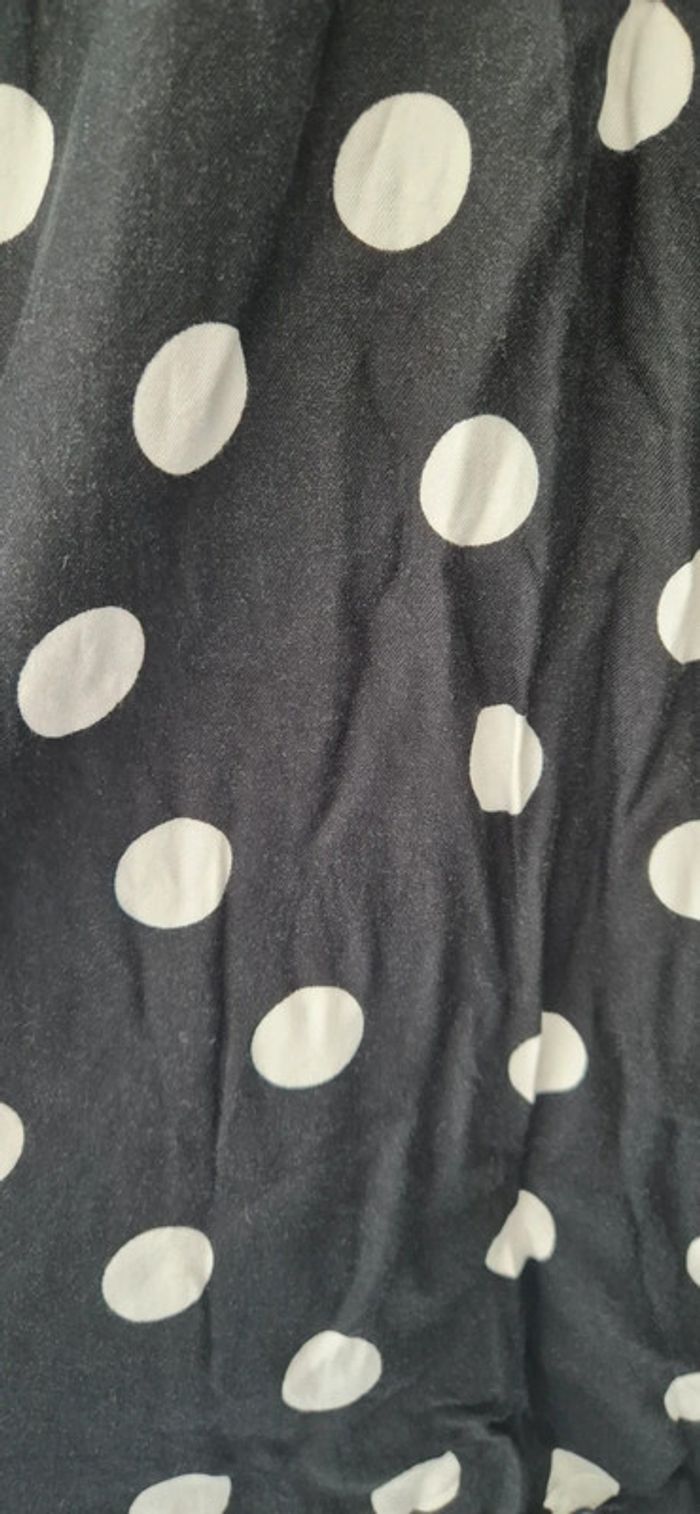 Robe chemise à pois - photo numéro 9
