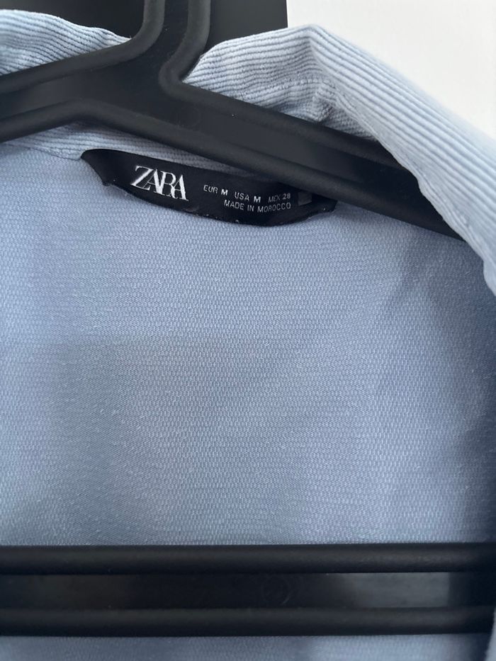 Chemise veste en velours Zara - photo numéro 2