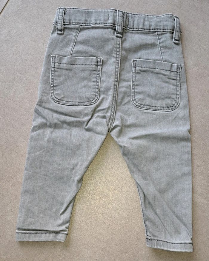 Jeans gris LC Kids 12 mois - photo numéro 5