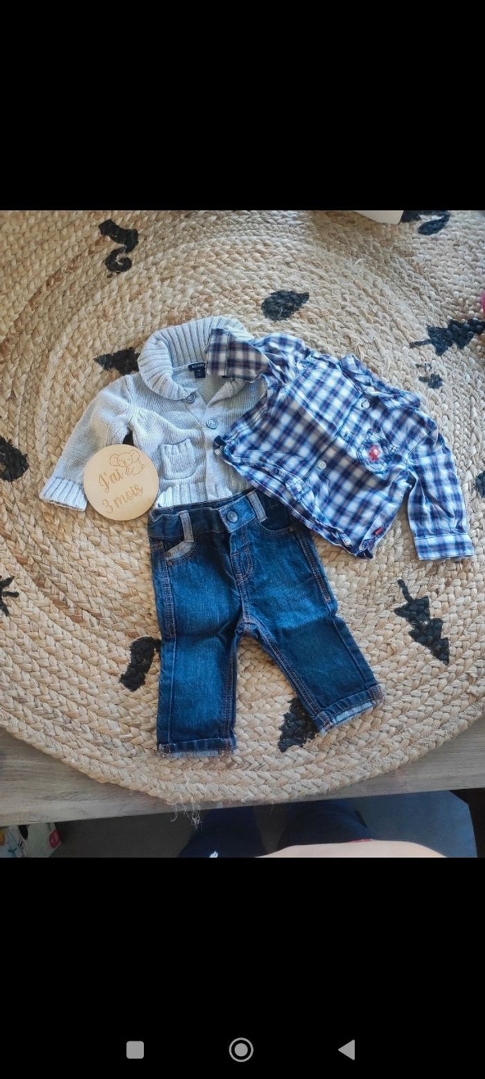 Ensemble bébé garçon 3 mois