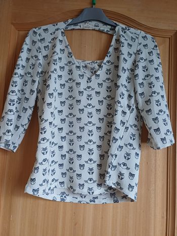 Haut femme chouette taille s