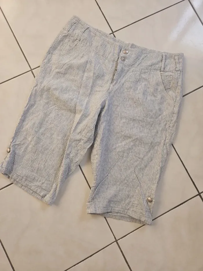 Short/ Short a rayures