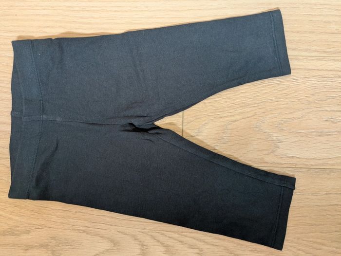 Leggings court bleu marine