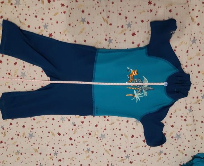 Combinaison maillot de bain et casquette 3-4 ans Nabaji decathlon UPF 50 - photo numéro 8