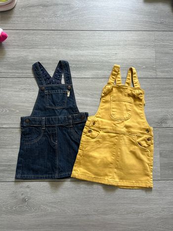 Salopettes en jean