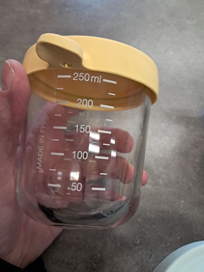 Lot de 4 pots de conservation diversification pot bébé beaba - photo numéro 3