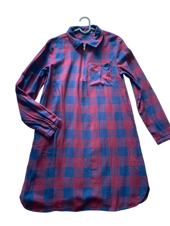 Robe tunique à carreaux