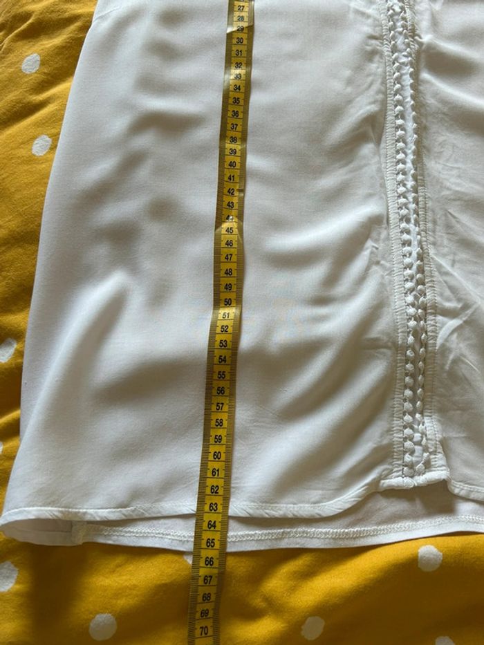 Débardeur sans manches en viscose blanc gémo femme XL été - photo numéro 8