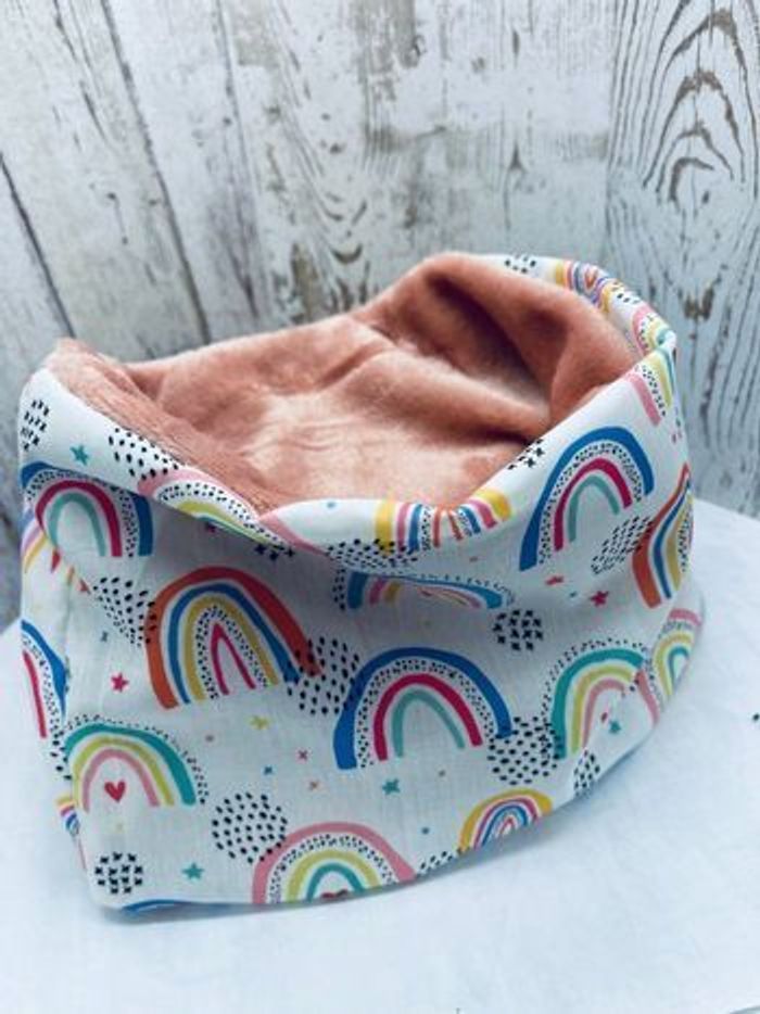 snood enfant arc en ciel plusieurs taille disponible - photo numéro 2