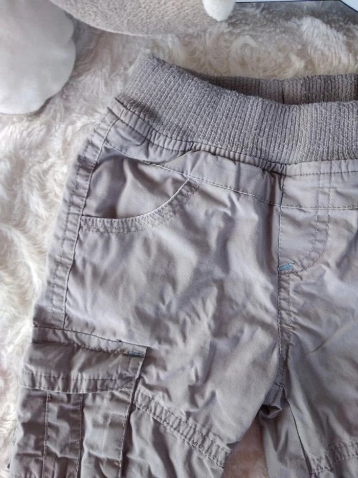 Pantalon doublé Garçon 9 mois Tissaia 100% coton - photo numéro 3
