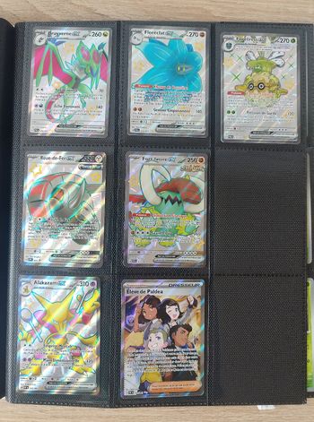 lots de 7 cartes Full art shiny EV4.5 Destinées De Paldea Neuves FR