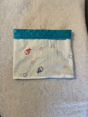 Snoods turquoise petit poisson
