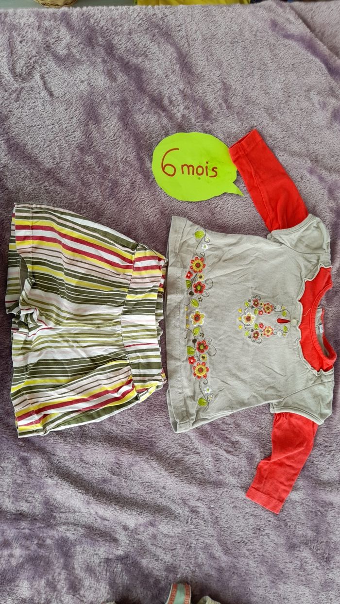 Ensemble tee shirt short