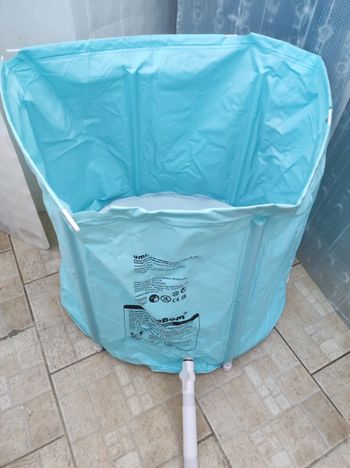 Baignoire adulte, ronde pliable, transportable