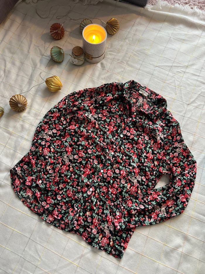 Chemise fleurie