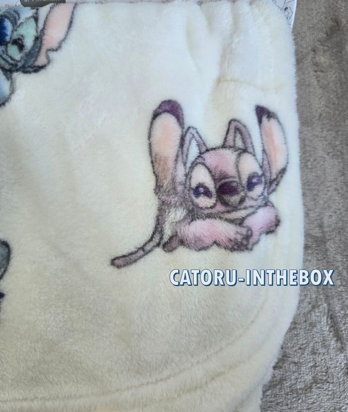 Couverture pour bébé / Blanket Disney Baby Stitch & Angel - photo numéro 2
