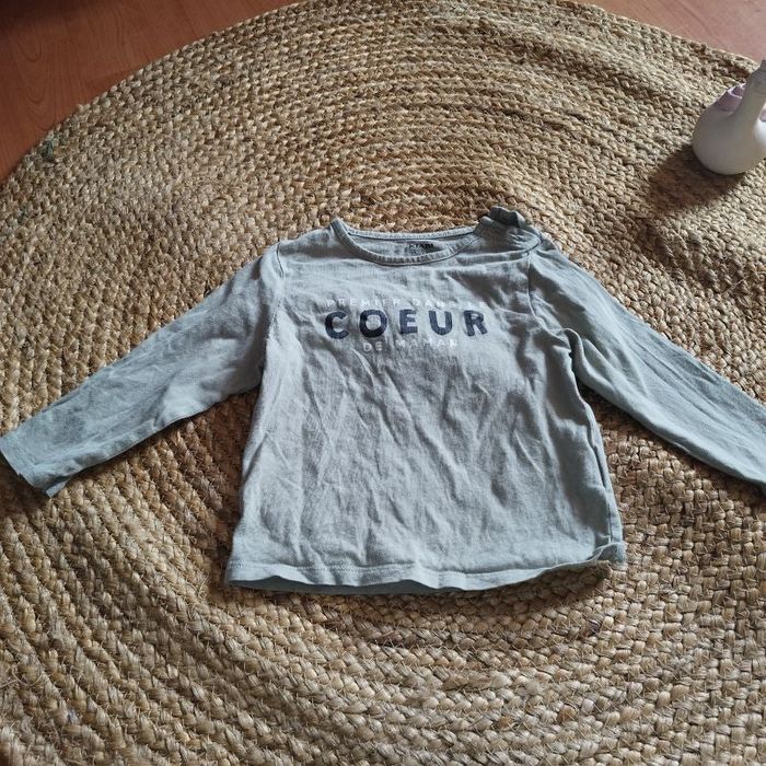 T shirt manches longues kiabi