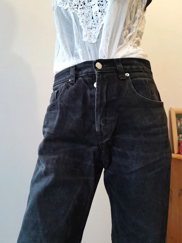Jeans noir boyfriend taille 38 effectif - photo numéro 3