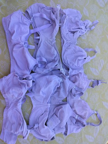 Lot 7 soutiens gorge allaitement 90E 95D blanc