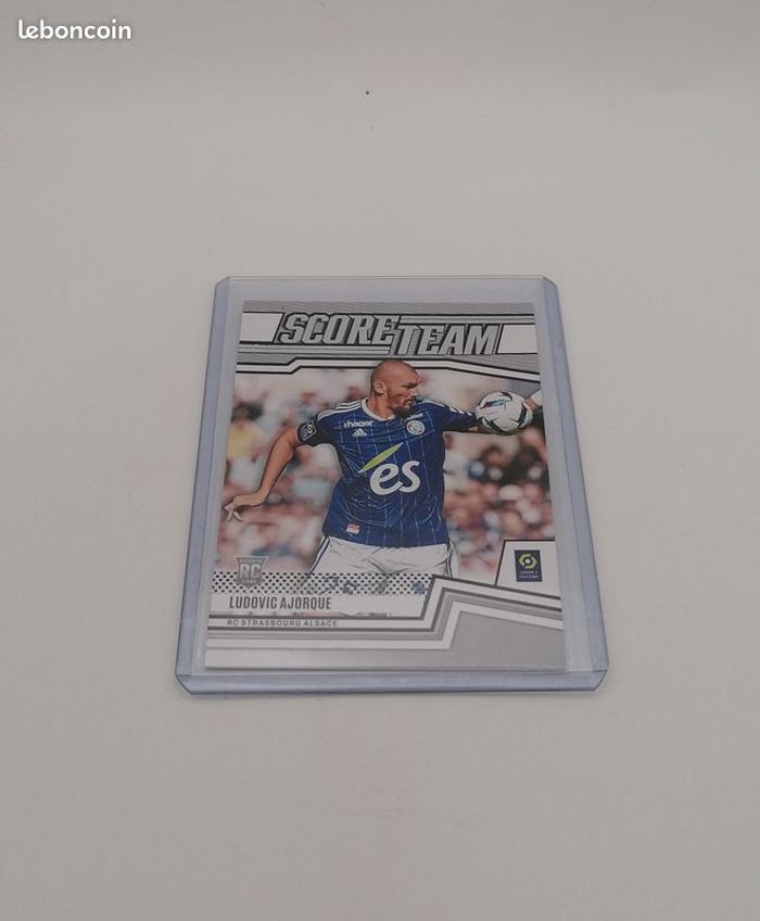 Carte Panini score Ligue 1 2022-23 Rookie Card Score Team Ludovic Ajorque n°29. - photo numéro 2