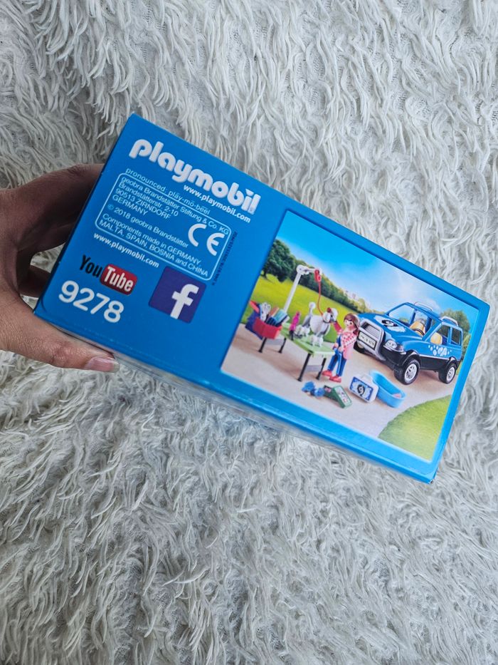 Jouet - jeux de construction playmobil 9278 toiletteuse avec voiture - Neuf - photo numéro 3