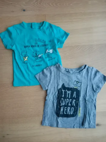 Lot tee shirt 24 mois