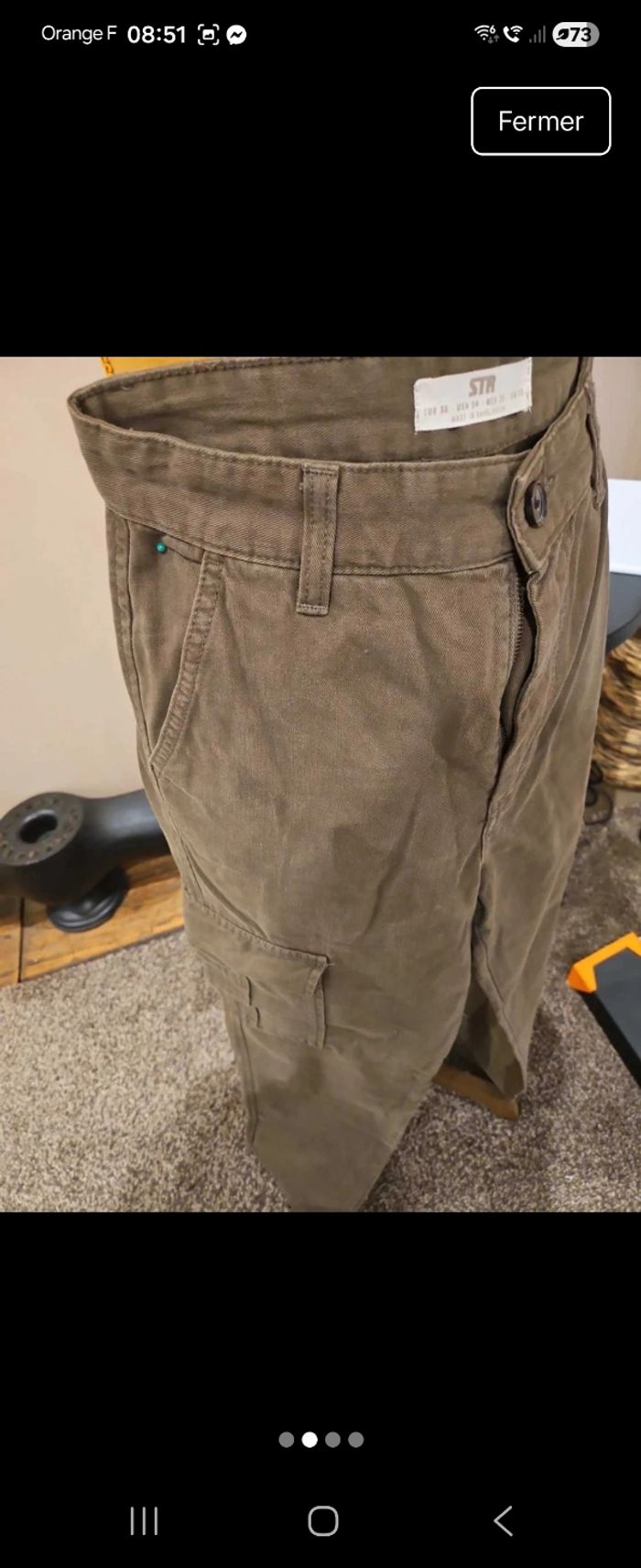 Pantalon cargo str - photo numéro 2