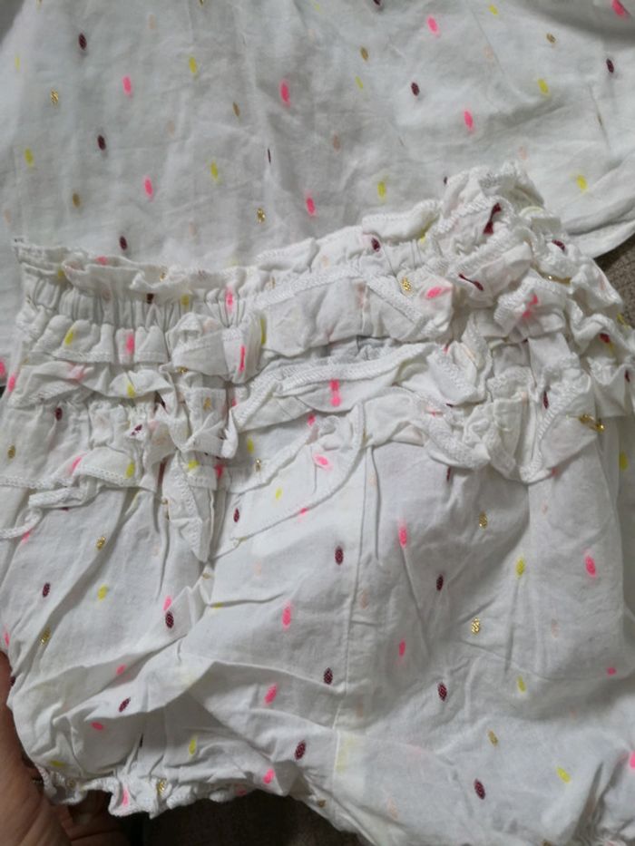 Robe et bloomer Kiabi 6 mois - photo numéro 3