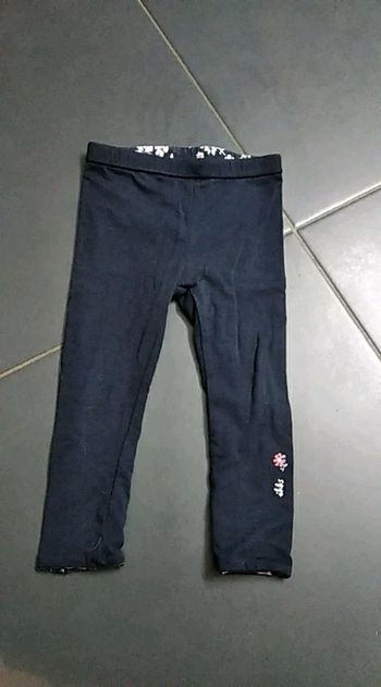 Legging imprimé réversible IKKS 18 mois