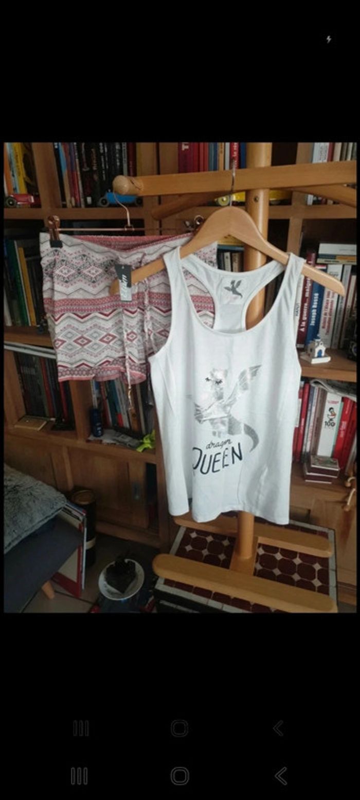 Pyjama été Etam neuf XS