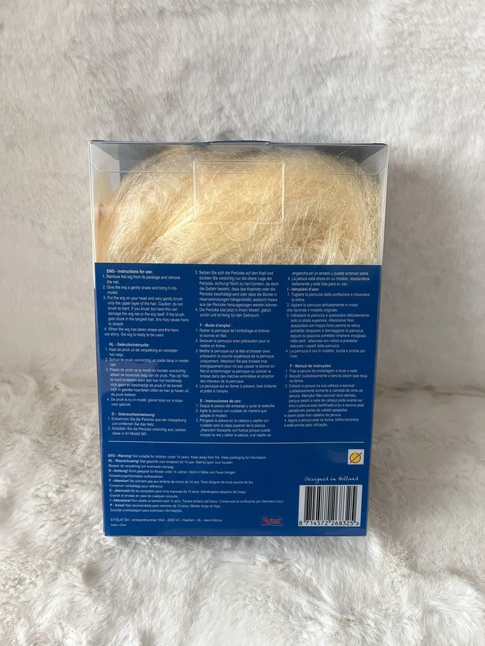 Perruque homme des cavernes Neuve - photo numéro 2