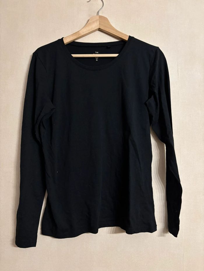 Tee shirt manche longue noir C&A taille M