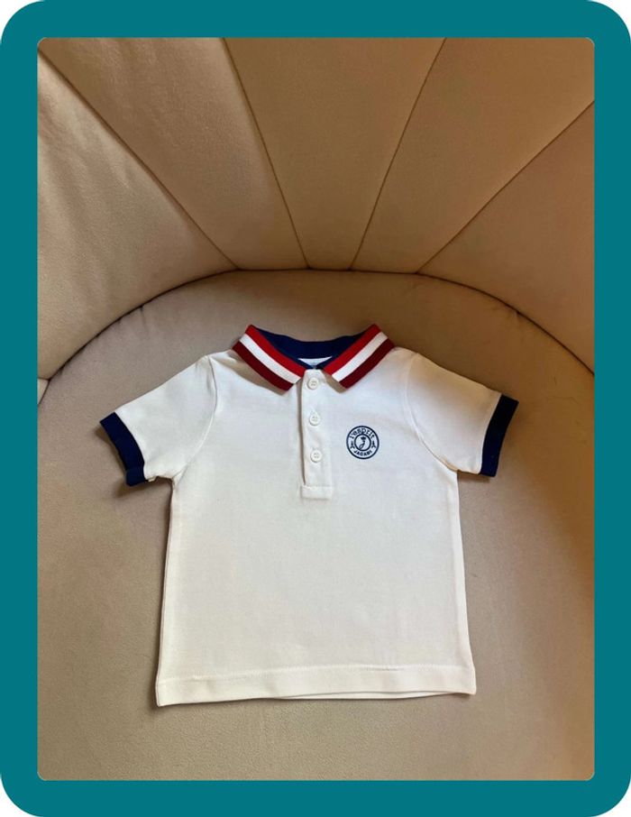 Polo manches courtes piqué de coton 6 mois - Jacadi - photo numéro 2