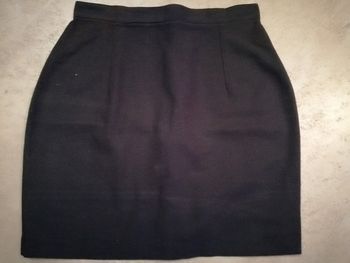 Jupe droite noire Taille 38