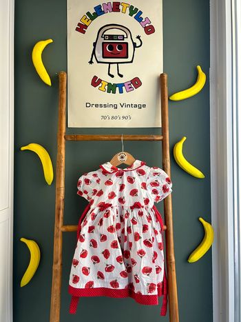 Robe vintage fleurs 18M