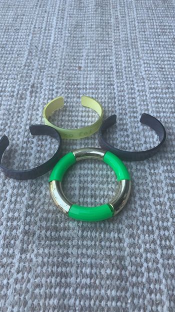 Lot de 4 bracelet message élastique adulte enfant