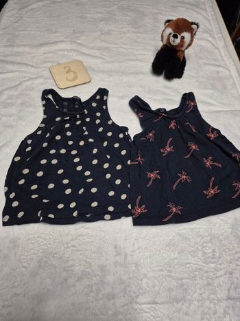 Lot 2 débardeurs 3ans