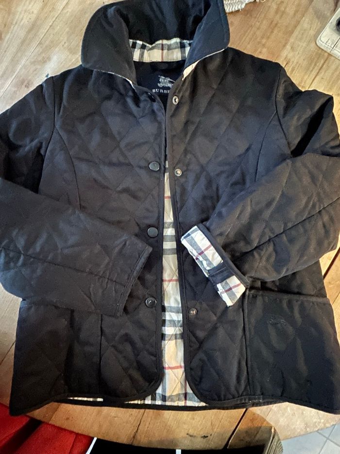 Veste gabardine authentique burberry 8 ans