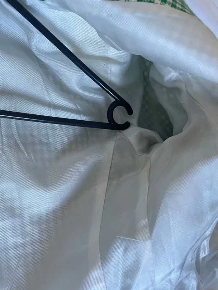 Zara veste blazer tailleur vichy à boutonnage croisé taille XS - photo numéro 16